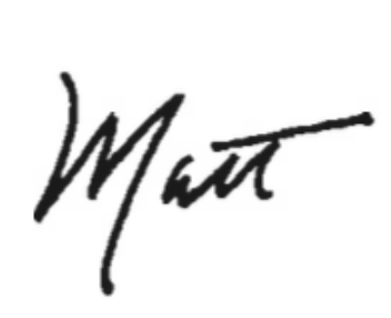 Matt Signature